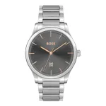 BOSS meeste k&auml;ekell 1513979 Pilot Edition 43mm sinise numbrilaud ja pruuni nahkrihmaga