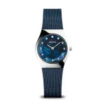 BERING Women's Classic Collection Quartz Watch 11927-307 27mm Stainless Steel Milanese Mesh Blue Dial