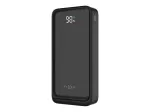 Fixed Zen2 20 akupank, 20000 mAh, PD 20 W, LCD-ekraan, must