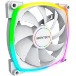 Arvuti korpuse ventilaator Montech AX140 PWM 140 mm, vintp&uuml;ssi laager, 540&ndash;1760 RPM, valge