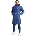 adidas meeste Tiro 24 pikk polsterdatud jope Team Navy Blue 2 / White, suurus M