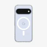 SPIGEN Ultra Hybrid Mag MagSafe &uuml;mbris Google Pixel 11 jaoks - l&auml;bipaistev/valge