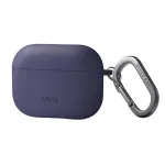 UNIQ Nexo silikoonist &uuml;mbris koos k&otilde;rvakonksudega Apple AirPods Pro 2. p&otilde;lvkonna jaoks (2022/2023) - Fig Purple