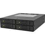 ICY DOCK - ToughArmor - MB994SP-4S - Backplane SAS/SATA II, salveta, 4x SAS/SATA 2,5 tolli sisemine kuni 4x SATA host - Alumiinium - must - SAS/SATA 6 Gbit/s - 40 mm ventilaator