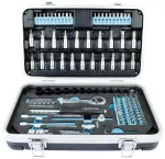 BR&Uuml;DER MANNESMANN QUANTOOL Q25003 116-osaline 1/4 inch kuuskantotsakute komplekt turvaotsakutega