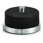 Zeller Present klaasist alusalused roostevaba teras / silikoon 6 cm &Oslash;10 cm must 7-osaline (27224)