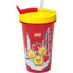Tops k&otilde;rrega Room Copenhagen LEGO Iconic Girl erkpunane 500 ml (punane/kollane)