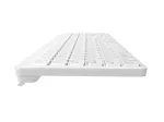 NATEC Tang US traadita Bluetooth + 2,4 GHz vaikne &otilde;huke klaviatuur, valge