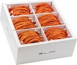 Wirewin SLIM-LS-K6A 3.0 OR 36 Cat6A U/FTP &Otilde;huke Ethernet Patch-kaabel, 3m, Oranž, 36-pakk