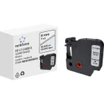 Renkforce RF-LT-D40910 &uuml;hilduv m&auml;rgistuslint DYMO D1 jaoks - 40910, 9 mm, l&auml;bipaistev, must, 7 m RF-6027842