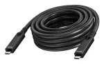 Vision - USB-kaabel - 24-kontaktiline USB-C (M) kuni 24-kontaktiline USB-C (M) - USB 3,2 Gen 1 / DisplayPort 2,1 - 3 A - 10,0 m - aktiivne optiline kaabel (AOC), USB-toiteedastus (60 W), 4K 60 toe