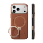 TORRAS Ostand Q3 VegSkin &uuml;mbris iPhone 18 Pro Max / 17 Pro Max jaoks, MagSafe-iga &uuml;hilduv, pruun