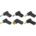 Xilence XM022 adapteri otsakud, 6 tk, mustad, Xilence GaN USB-C laadijale