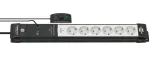 Pikendusjuhe Brennenstuhl Premium-Line 3m 6 vahelduvvoolupistikut Siseruumides Hall Must