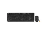 A4Tech Fstyler FG1012 juhtmevaba klaviatuuri ja hiire komplekt, must