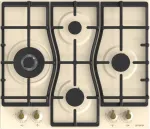 Gorenje GW6D42CLI pliit Beež Sisseehitatav 60 cm Gaas 4 tsooni