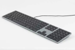 Matias FK318LB-UK juhtmega RGB-taustvalgustusega Maci klaviatuur, kosmosehall, UK paigutus