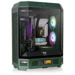 The Tower 600, Tower-Enclosure Dark Green, Tempered Glass x 3