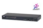 ATEN KH1508AI-AX-G 8-pordiline Cat5e/6 suure tihedusega KVM &uuml;le IP l&uuml;liti, VGA, USB/PS/2, 1920 x 1200 (WUXGA), 1U riiulipaigaldus, must