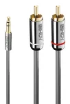 Lindy 1m 3,5 mm pesa &rarr; RCA (phono) helikaabel, Cromo Line
