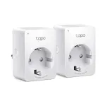 TP-Link Tapo P110 mini nutikas Wi-Fi pistikupesa, energiatarbimise j&auml;lgimine (2 tk)
