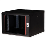 Seinale kinnitatav 19-tolline rack-kapp ROLINE Pro 7U 600x600 WxD, must, v&otilde;tmelukk, IP20