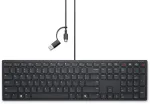 Klaviatuur DELL KB525C Office USB QWERTZ Saksa Must