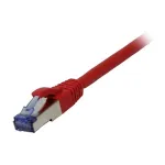 patch-kaabel RJ45 - CAT6A 500Mhz - 2m - punane - S-STP(S/FTP) - AWG26 - LSZH - Synergy 21