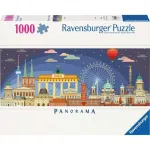 Pusle Ravensburger Panorama Night in Berlin 1000 tk, panoraamformaadis