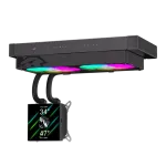 Gamemax CPU vedelikjahuti | GLACIER 240 LCD BK | Intel, AMD