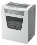 Leitz IQ kontori paberipurustaja turvalisusega P5, mikro-l&otilde;ikur, 22,3 cm, 2 x 15 mm, 23 L, 250 lehte, 55 dB