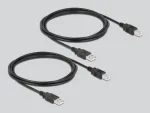 DeLOCK 11491 andmel&uuml;liti USB Type-A USB Type-B k&uuml;lge 0,48 Gbit/s Must