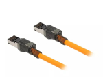 V&otilde;rgukaabel DeLOCK RJ45 0,5m Cat6A S/FTP oranž