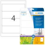 Isekleepuv printerisilt HERMA 10746 valge 19,2x6,1 cm 80 silti