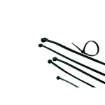 ACT kaablisidemed - must, pikkus 203 mm, laius 4,6 mm, vabastatav kaabliside, nailon, must, -40 - 85 &deg;C, 203 mm, 4,6 mm