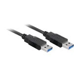 Wentronic Goobay USB 3.0 SuperSpeed kaabel, must, 3 m - USB 3.0-pistik (Type A) > USB 3.0-pistik (Type A) (93929)