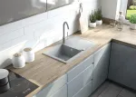 DEANTE 1-kraaniga graniitvalamu &auml;ravoolurestiga &ndash; Onyx, Fragranite, 620x500mm