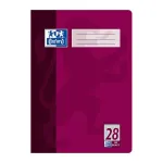 Oxford 100050332 A4 90 gsm joontega t&auml;itevihik - 100 lehte, valge, 4-auguga, perforatsiooniga, liimitud &uuml;laosast