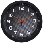 Technoline WT 8972 seinakell - Kvarts - Analoog - Valge sihverplaat - Must raam - 25,5 cm