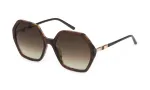 ESCADA naiste p&auml;ikeseprillid SESD47-5709YV Butterfly/Cat-Eye Havana/Brown Gradient 57mm