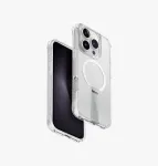 UNIQ Eleva koos Vertica alusega &uuml;mbris Apple iPhone 16 Pro 6.3 tolli l&auml;bipaistev