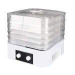 MEO MR-768 MAESTRO toidu kuivati k&ouml;&ouml;giviljadele ja puuviljadele, 520 W, 5 alust, reguleeritav temperatuur 35-70&deg;C, taimer kuni 48h, valge ja l&auml;bipaistev