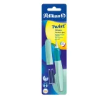 Pelikan Twist P457 t&auml;itesulepea, Mint, keskmine tera, roostevaba teras, kassett-t&auml;itmine, kahek&auml;eline, Saksamaa