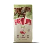 CARNILOVE TRUE FRESH kuivtoit koertele, part, t&auml;iskasvanud, k&otilde;ik t&otilde;ud, 12 kg