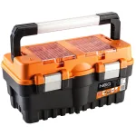 NEO TOOLS 18 Toolbox TOP-84-102 | Konsoolne 2-kandikuline korraldaja metallriividega