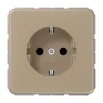 JUNG CD1520KIGB Schuko pistikupesa sisu, alumiinium pronks-kuld