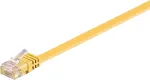 Wentronic RJ45 CAT6 0,5m paigalduskaabel, U/UTP, kollane 96396