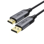 Tech-Protect UltraBoost DisplayPort / HDMI 2.0 kaabel, 4K 60 Hz, 200 cm, must