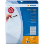 HERMA 7698 Fotophan slaidikotid 5x5, 10 lehte, l&auml;bipaistev/matt