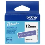 Sildivalmistuslint Brother BTAG-F31 Must lillal 1,2 cm 4 m